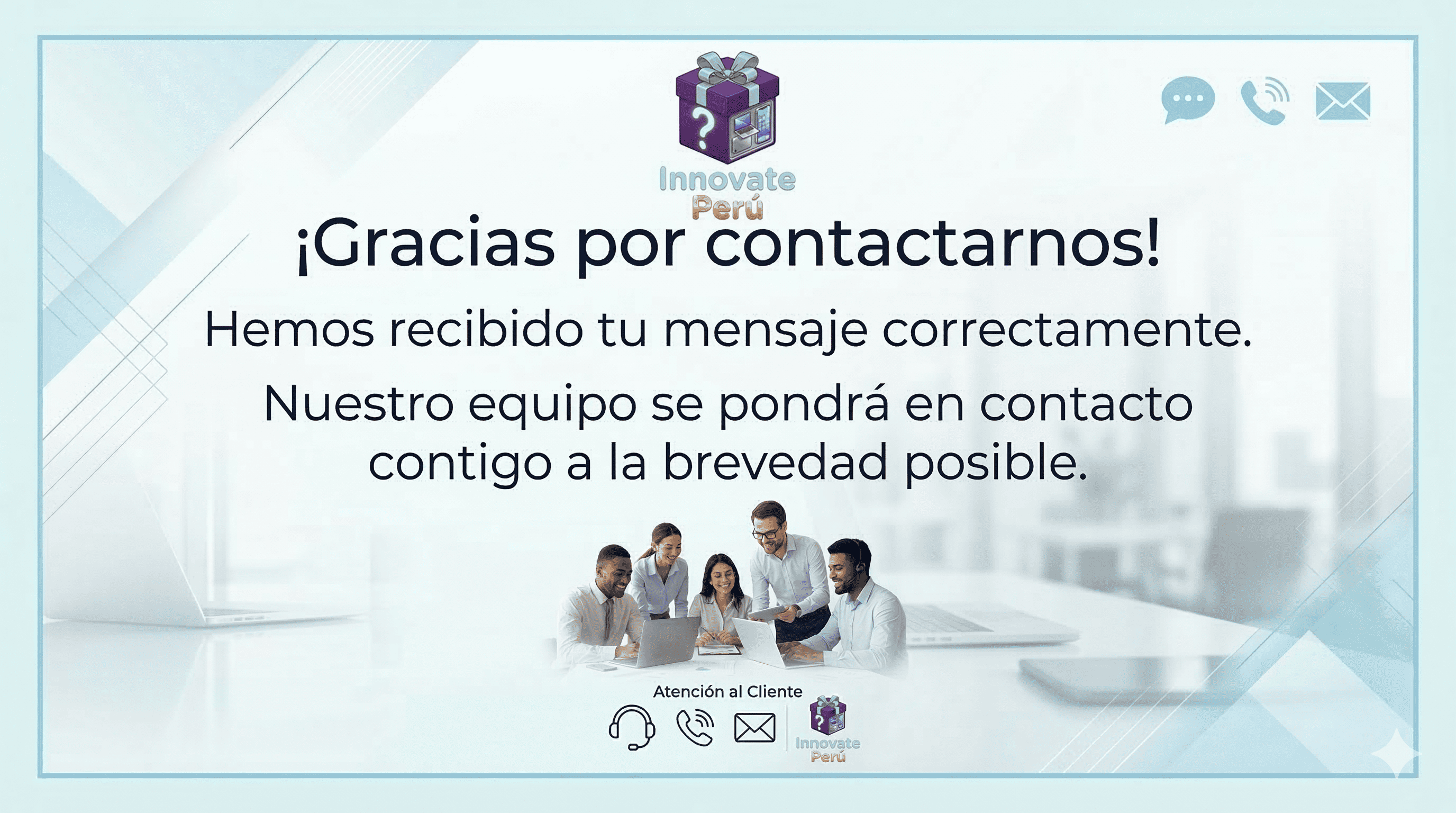 Gracias por su pedido